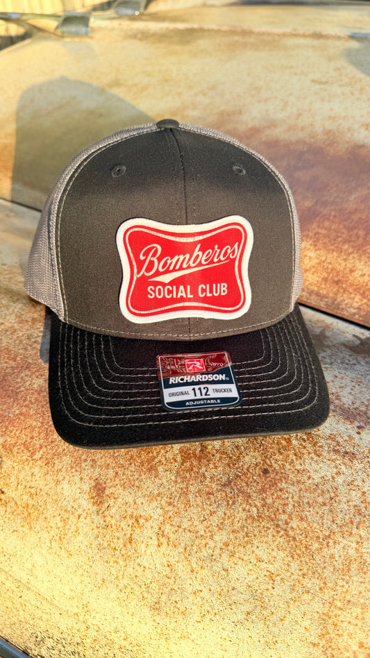 Richardson 112-Black and Charcoal w/ High Life Patch