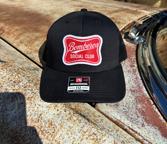 Richardson 112-Solid Black w/ High Life Patch