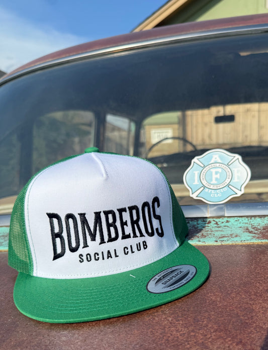 Green & White w/ Black Lettering