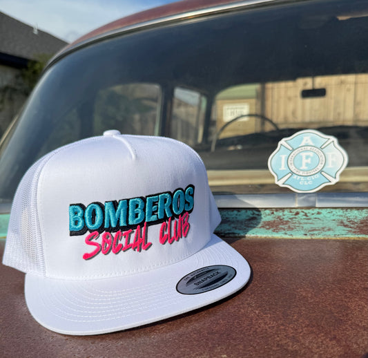 White w/ Neon Blue & Pink