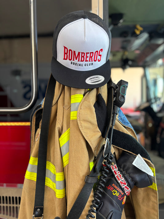 Black & White w/ Red & Black Lettering